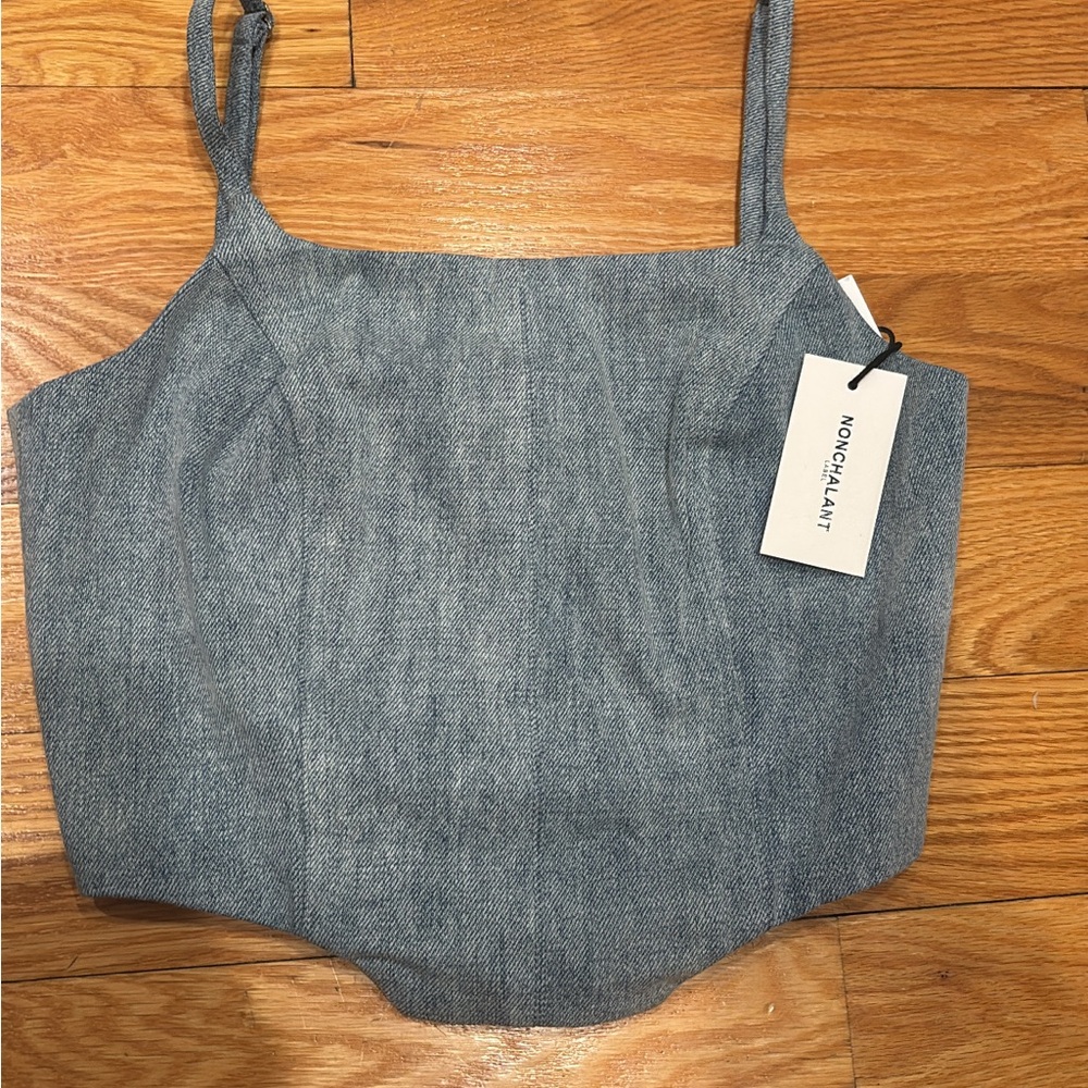 NONchalant Gray Camisole Top